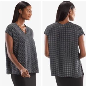M.M. Lafleur The Townsend Top—Royal Checker